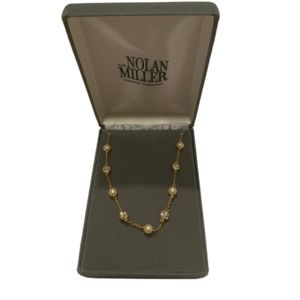 Nolan Miller Glamour Gold diamond necklace